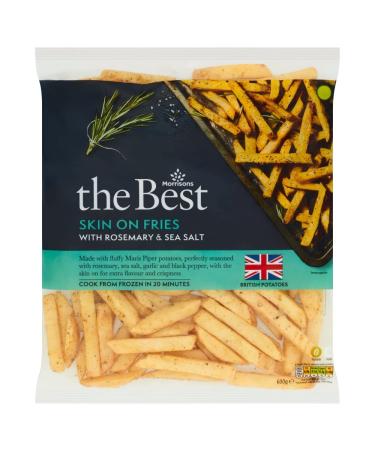 Morrisons Skin on Fries with Rosemary & Sea Salt 600g