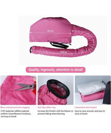 JYCC No Rough Knotted Shapeless Hair Dryer Cap Which Can Quickly Dry The Hair. Elegant Soft Hat Hood Hair Dryer Accessory Portable Hair Dryer Hair Hood(Color:Black) - Buy Online on GoSupps.com