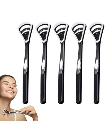 Jildouf gum -tongue scraps - 5 pieces of tongue coating cleaner in food quality - ergonomic mouth cleaner -scratch reduce oral smell and support oral hygiene