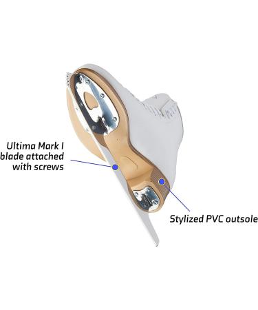 Jackson Classic 200 Womens Figure Ice Skates Size 7.0 White - Mark 1 Blades - Buy Online on GoSupps.com