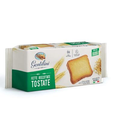 Gentilini Gentilini Fette Biscottate Tostate - Thick and Roasted Biscuits - 100% Italian Product - 175g