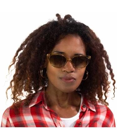 Bifocal Sunglasses for Women - Verona by VITENZI Gold 2.25 Diopters | Tinted Reading Sun Glasses - Buy Online on GoSupps.com