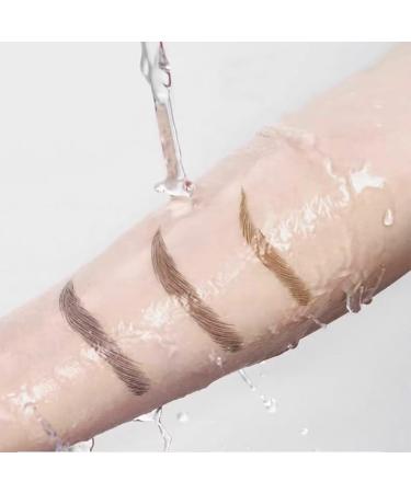 Cooklesa Eyebrow Long-Lasting Natural 3D Waterproof Microblading Eyebrow Pencil Cooklesa Upgraded Natural Waterproof Eyebrow Pen with Microfine Tip (Brown+Eyebrow Stamp) - Buy Online on GoSupps.com