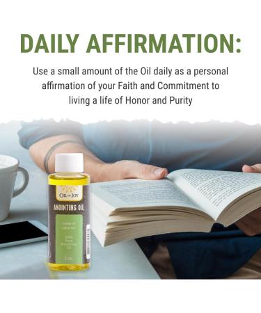 Cedar of Lebanon Anointing Oil 2 Oz - Holy Christian Oil for Divine Strength & Protection | Oil of Joy - Buy Online on GoSupps.com
