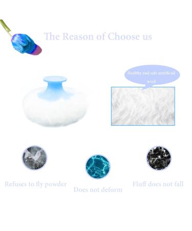 Buy Blue Body Powder Puff for Dusting - Perfect Women's Travel & Bath Accessory | International Shipping Available - Buy Online on GoSupps.com