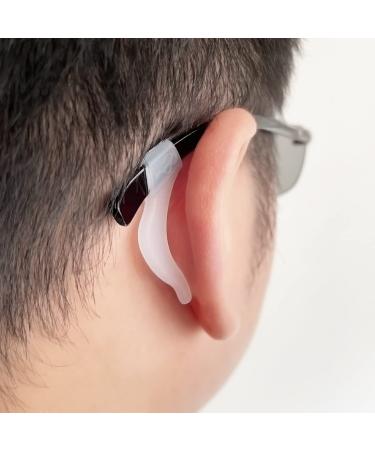 PTSLKHN Soft Silicone Eyeglass Ear Hooks  10 Pairs of Non-Slip Eyeglasses Ear Grips for Glasses  Sunglasses  Reading Glasses Clear - Buy Online on GoSupps.com