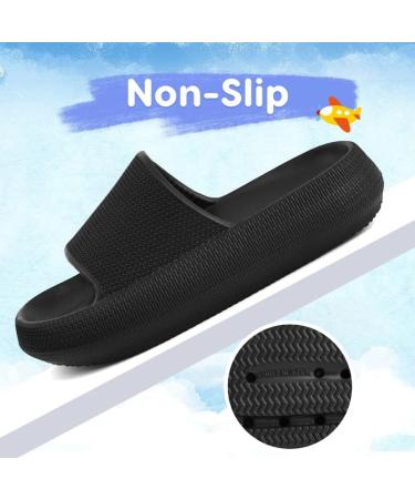 Children's Flip Flops & Cloud Slippers - Summer Beach Shoes for Girls & Boys (EU29-37) - Black - Buy Online on GoSupps.com
