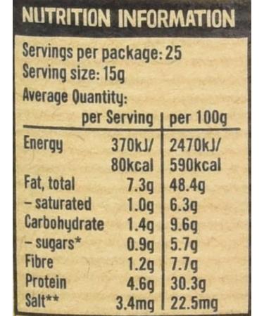 Pic's Peanut Butter Crunchy No Added Salt 380g 1 - Buy Online on GoSupps.com
