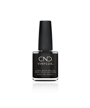 CND Vinylux Longwear Black Nail Polish  Gel-like Shine & Chip Resistant Color Black Pool 105