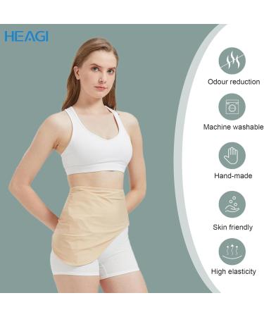 Buy Adjustable Ostomy Belt - Stealth Belt for Ostomy Bag | Beige Size L (35-39) - Support for Men & Women | Inner Pocket for Sports & Swimming - Buy Online on GoSupps.com