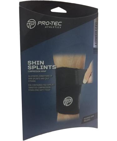 Pro-Tec Shin Splint Compression Wrap - Black - One Size Fits Most - Buy Online on GoSupps.com