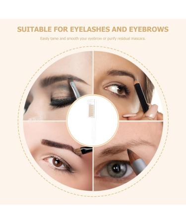 Buy Minkissy Eyelash Tools | Stainless Steel Eyelash Comb & Folding Eyebrow Brush - Perfect Makeup Tools for Eyebrows (White/Golden) - International Shipping Available - Buy Online on GoSupps.com