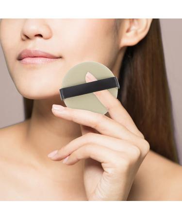 7pcs Non-Latex Puff Makeup Sponge Set - Blush Foundation Toe Dividers - Hydrophilic Cotton Puffs in Light Green for Flawless Application - Buy Online on GoSupps.com