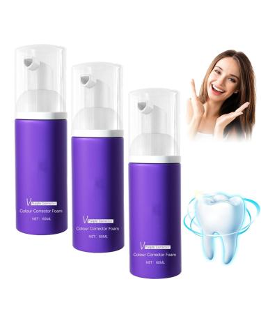 Purple tooth paste for Teeth Whitening Teeth Color corrector foam toothpaste white teeth tooth whitening booster for tooth whitening tooth stain removal and gum repair (3)