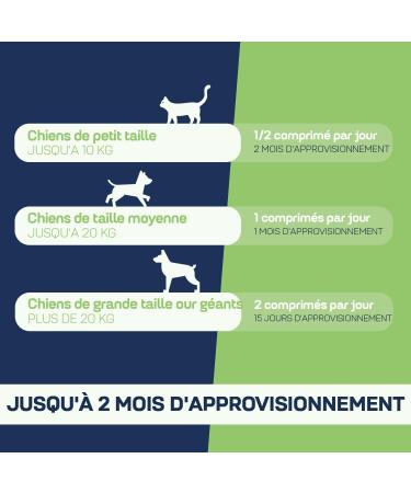 Suprapet Intestinal Flora Dogs and Cats 30 tablets - Natural complementary food with lactic ferments probiotics Vitamin C for the intestine bacterial flora and immune defenses - Buy Online on GoSupps.com