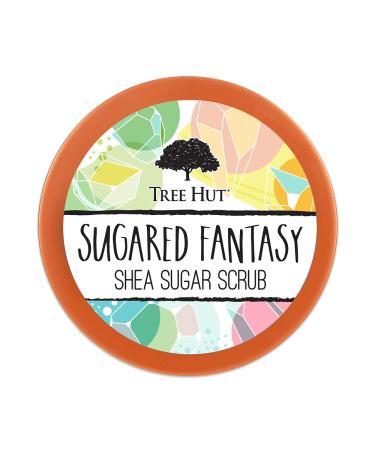 Tree Hut Sugared Fantasy Shea Sugar Scrub 18 Oz - Ultra Hydrating Exfoliating Body Care for Glowing Skin - Buy Online on GoSupps.com