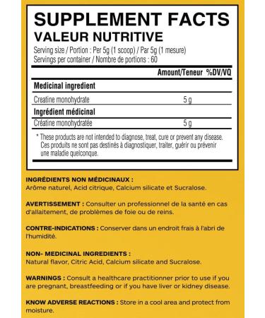 Unity Supplements Flavoured Creatine Monohydrate Powder - Promotes Muscle Growth Recovery Strength & Performance - 5g Pure Creatine - 60 Servings (400g) - Easy Mix Formula (Pineapple Punch) - Buy Online on GoSupps.com
