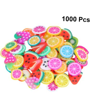 Healeved 3000 Pcs Nail Art Decor Polymer Clay Slices for Nail Halloween Decor 3D Fruit Nail Art Slices Car 3D Fruit Slices Nail Art Nail Art Slices Polymer Charm Accessories mediumx3pcs As Shownx3pcs - Buy Online on GoSupps.com