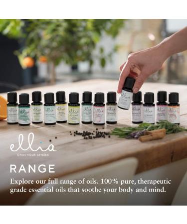 Ellia Aroma Diffuser Wind Down Essential Oil Mix - Lavender Vetiver, Clary Sage Pure Aromatherapy Blend for Relaxation and Emotional Release - 15 ml - Buy Online on GoSupps.com