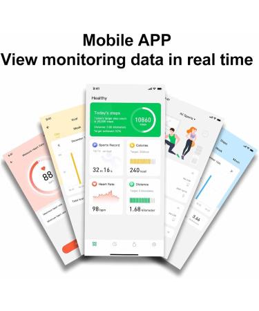 Smart Health Ring 316 Stainless Steel and Ceramic Temperature Detection Health Tracker Smart Ring Black with APP for Sleep Monitoring (9#) 10# - Buy Online on GoSupps.com