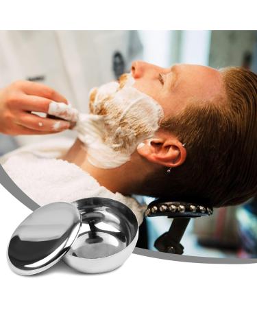 Stainless Steel Epilier Shaving Soap Peel - Natural Men s Razor Tool | Silver | Perfect for Cleaning Foam - Buy Online on GoSupps.com