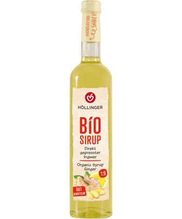 H llinger Bio Ginger Syrup - Vegan Glass Bottle 3x500ml - Fiery Spicy - Buy Online on GoSupps.com