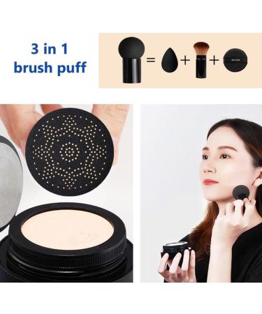 Horuili CC Cream Air Cushion Air Cushion CC Cream Moisturizing Concealer Foundation Waterproof Sweat-proof and Long-lasting for All Skin Types - Buy Online on GoSupps.com