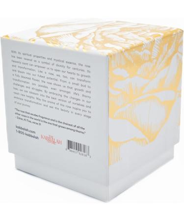 Kabbalah Centre Soy Scented Candle - Rose | Premium Aromatherapy Gift for Relaxation and Meditation - Buy Online on GoSupps.com