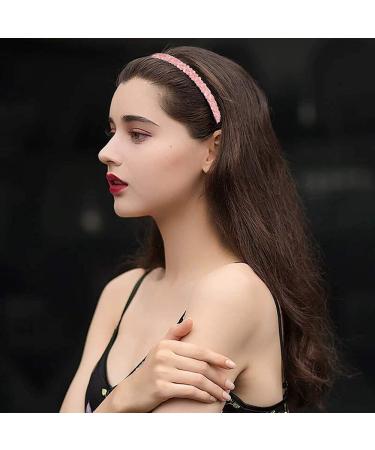 Shop Sertay Fashionable Rhinestone Elastic Headbands | Non-Slip Women's Headbands for All Occasions | 5 Stylish Colors - Buy Online on GoSupps.com