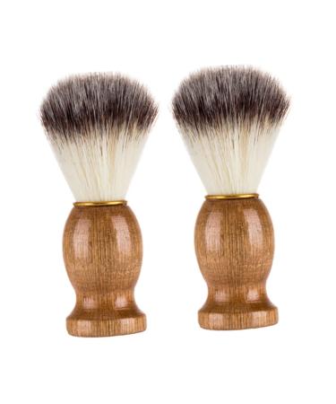 Angoily 2st shaving brush Razor and hair removal products for men goatee beard template men's suits Razor secret scrubber made of stainless steel soft fur hair brush man nylon wool