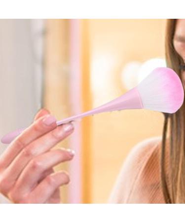 Vbnuyhim Powder Makeup Brush Blush Brush for Cheeks | Loose Powder Makeup Blush Brush | Nail Brushes and Cosmetics Face Makeup Tool for Contour Pink - Buy Online on GoSupps.com