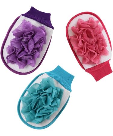 FOMIYES 6 Pcs Spa Gloves & Exfoliating Body Scrub Mesh Pouf - Comfortable Shower Ball & Gauntlet Mittens for Ultimate Bath Experience - Buy Online on GoSupps.com