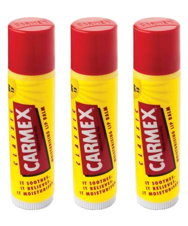 Carmex Carmex Classic Lippenbalsam Stick (LSF 15) Pack of 3 (3 x 4 g).