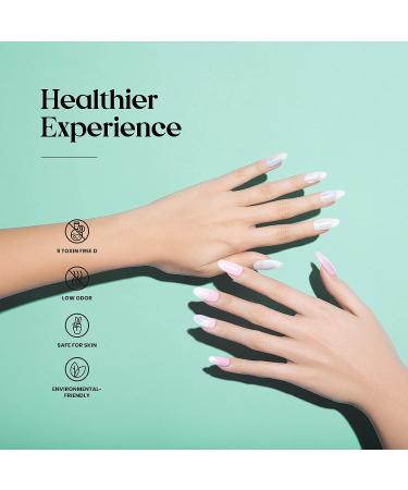 Beetles Gel Nail Polish Kit - Mermaid Purple Green Glitter, Soft Pink Shimmer - 6Pcs Set for Trendy Summer Styles - Perfect Holiday Gift for Girls and Women - DIY Manicure Set - Buy Online on GoSupps.com