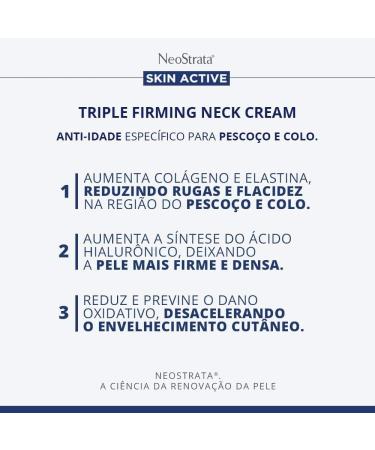 NeoStrata Skin Active Triple Firming Neck Cream 80g | Anti-Aging Neck Treatment - Buy Online on GoSupps.com