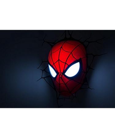 Philips Lighting 3D Spider Man Mask Light - Kids Night Lamp for Marvel Fans | International Shipping Available - Buy Online on GoSupps.com
