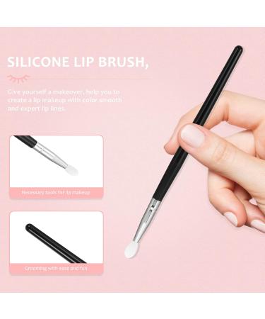 18 Pcs Silicone Mask & Lip Brush Set | Makeup Applicators for Lipstick Balm & Facial Masks | Perfect for Beauty Lovers - Buy Online on GoSupps.com