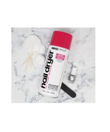 Onyx Professional Coconut Nail Polish Remover 16oz & Nail Dryer 7.5oz Set - Coconut Scented | 2 Piece Combo - Buy Online on GoSupps.com