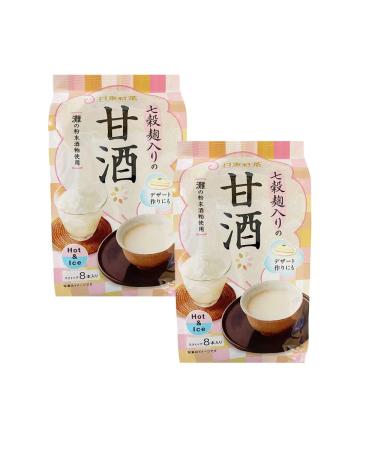 2-Pack Nitto Black Tea with Seven Grains of Sweet Jiuqu Flavor (Hot/Ice)Milk Tea 1 Bag (Contains 8 Sticks) 100g 2-Pack 8 2