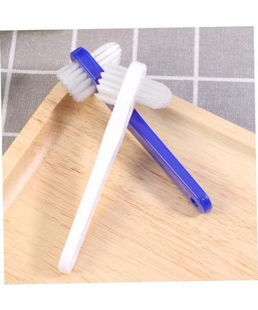 Beaupretty Double Head Toothbrush for Prostheses - 4 Pack Cleaning Brush for Artificial Teeth - Buy Online on GoSupps.com