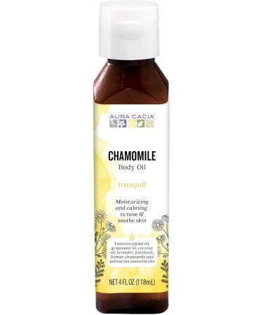 Aura Cacia Aromatherapy Massage Oil - Peace of Mind 120 ml | Soothing Essential Oils for Relaxation | International Shipping Available - Buy Online on GoSupps.com
