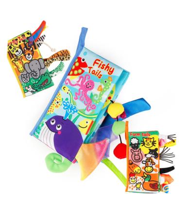 Shop Toyvian Baby Toys - Cloth Book Playset for Kids | Animal-Themed Fun - Buy Online on GoSupps.com