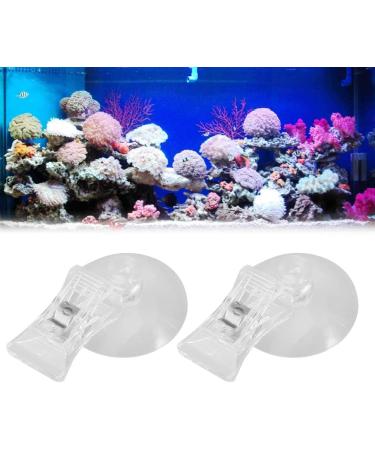 TeHaux 2-Pack Aquarium Sucking Clip - Ideal for Fish & Vegetables | Essential Feeding Tool & Accessories for Aquariums - Buy Online on GoSupps.com