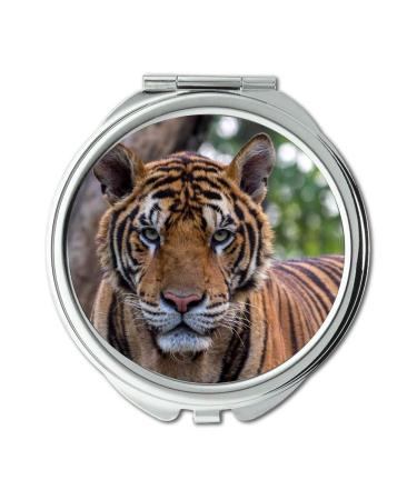 YENDOSTEEN Mirror makeup mirror animal animal photography big cat pocket mirror portable mirror