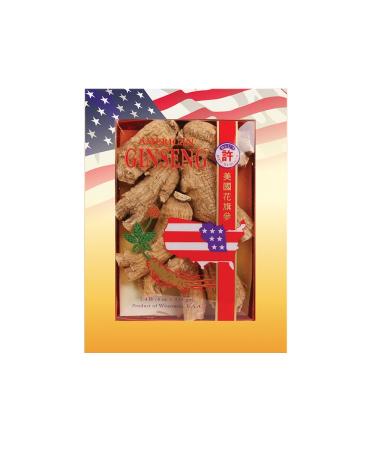 Hsu's SKU 0109-4 Ginseng Short Jumbo Cultivated American Ginseng Roots (4 oz 113 gm/Box) 0109-4 0109.4