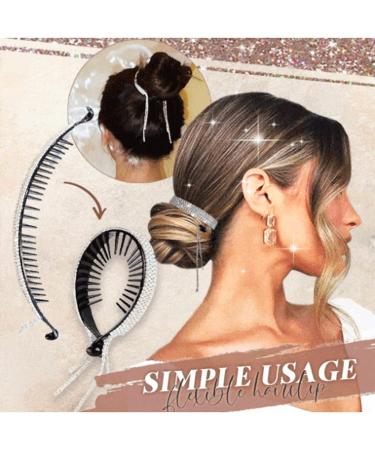 Hair Bun Maker for Women - Curly Hair Accessories & Styling Clips - Buy Online on GoSupps.com