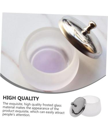 BESTYASH 1 Pi ce Vernis Ongles Verre Couvercle Inoxydable R cipient Rond Pratique pour D montage et Stockage Produits - Buy Online on GoSupps.com