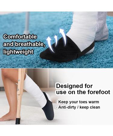 HLIWS Cast Sock Toe Cover - Lightweight Half Foot Protector for Foot and Ankle Casts - Buy Online on GoSupps.com