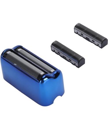 High-Quality Electric Trimmer Head Foil - Stainless Steel Replacement Trim Foil for Perfect Fit (Blue) | Spiral Surfaces & Curved Edges - Buy Online on GoSupps.com