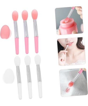 DOITOOL 2 Sets Lip Stick Dust Cover Make up Kit Lip Makeup Stick Lipstick Brush Convenient Silicone Lip Mask Brush Lady Tools Makeup Tool Silica Gel Miss Brush Tool To Sleep - Buy Online on GoSupps.com